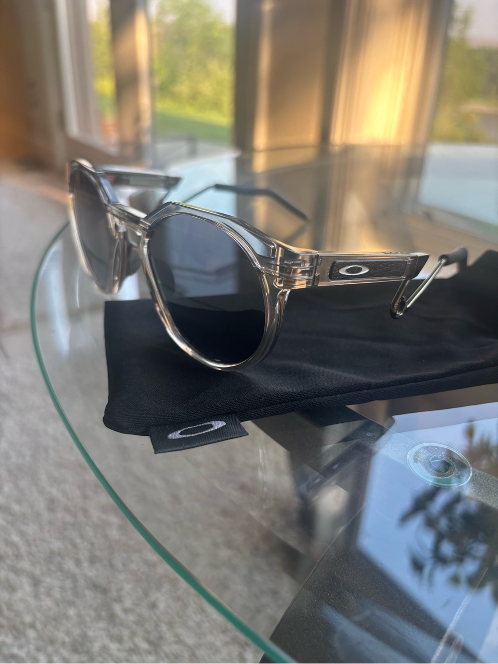 Oakley Signature Damian Lillard HSTN Metal Grey Ink/Prism Black Sunglasses